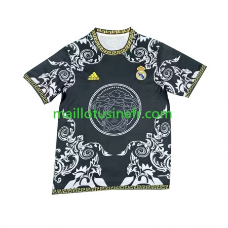 Maillot de Foot Real Madrid Versace Edition Domicile 2024-25 Noir Maillot de Foot Real Madrid Versace Edition Domicile 2024-25 Noir
